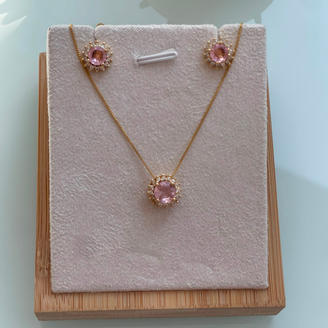 Conjunto Esferas Rosas
